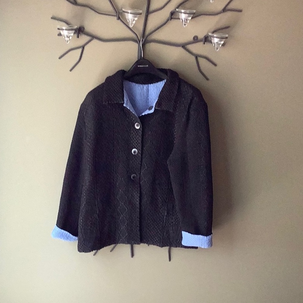 Reversible Textured Jacket -Size XXL